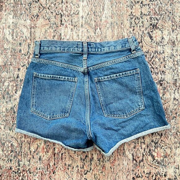 AGOLDE Dee Vintage High Rise Rolled Hem Short in Enamour, 27 - Picture 3 of 3